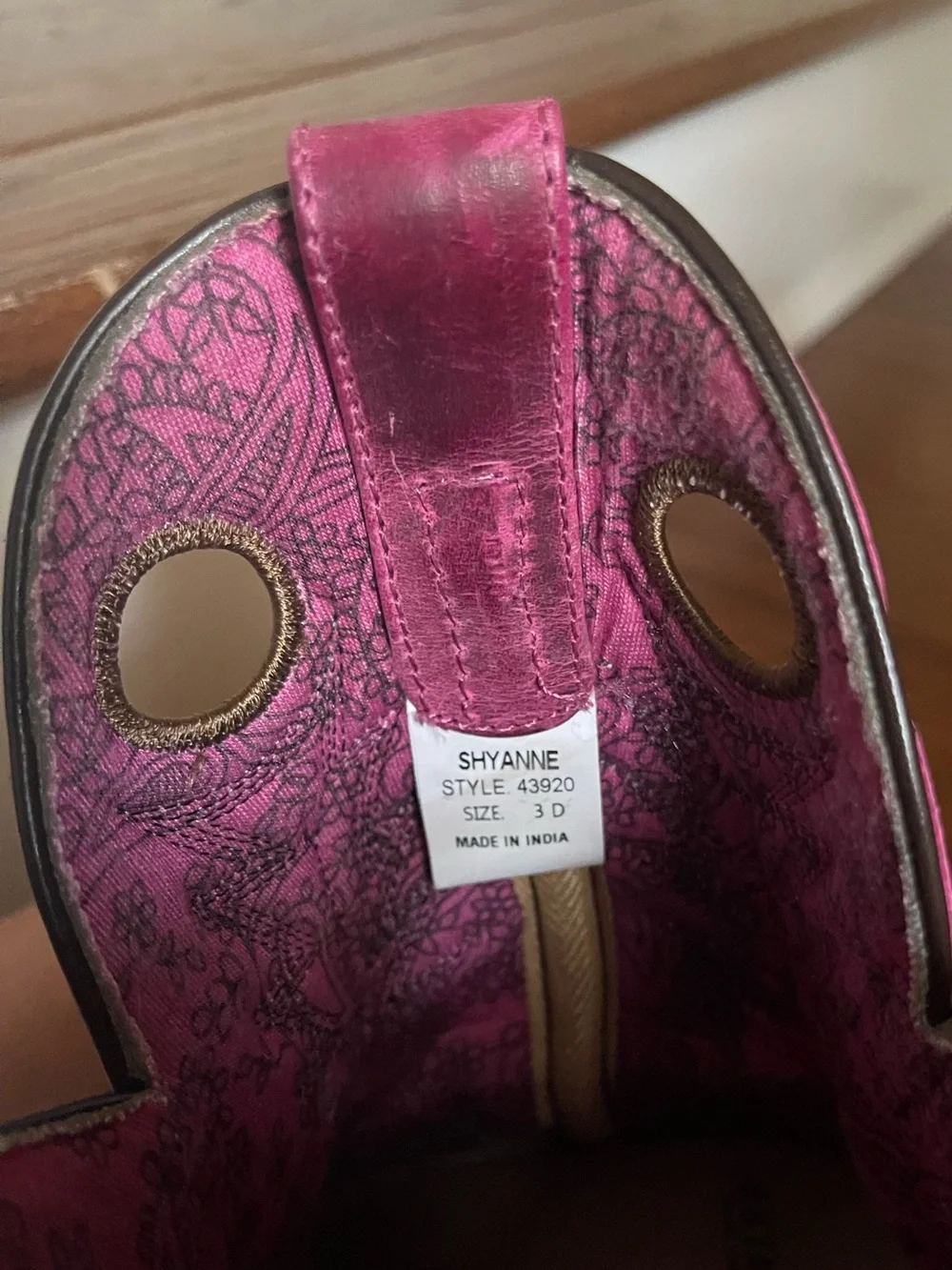 Girls Pink & Brown Western Cowboy Boots -  Boot Barn Shyanne Size 3